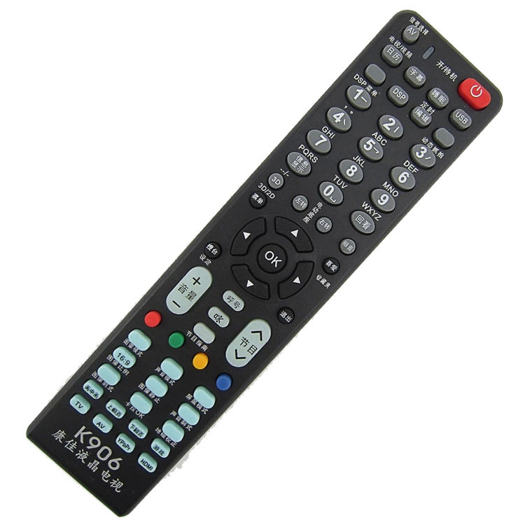 Applicable Concanon liquid crystal K906 universal remote control ConJia LCD TV remote control universal free setting