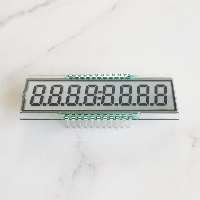 Dalian Chiyun Wide Temperature Lcd Segment Code Screen TN Type Dynamic Drive 8 Pen Section LCD Screen GDC0103