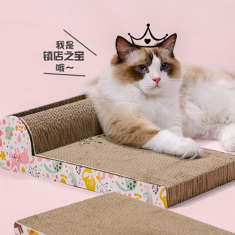 Corrugated paper Cat Grip board Grinding Claw Ware Cat Paw plate Basin Falling Litter sofa Protection Anti-cat Cat Litter Toy