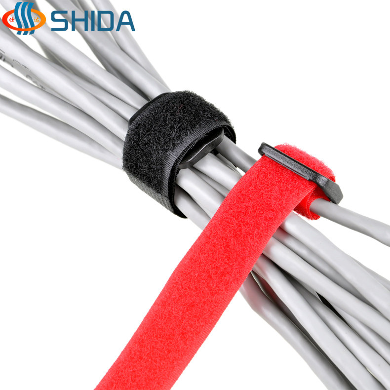 Shida Day Character Button Magic Sticker strap sound-sound equipment Stationary anti-loss adhesive buckle strapping strap Richie strap