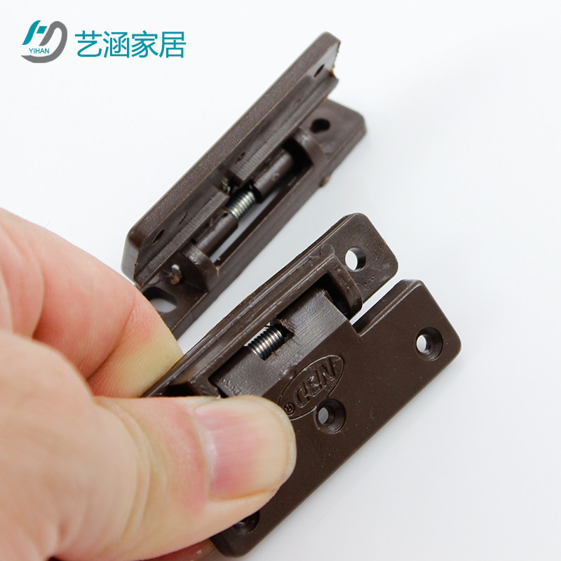 Door gear hinge Plastic spring hinge door oldfashioned flat
