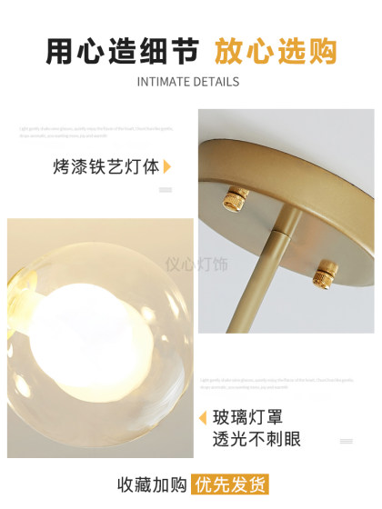 Corridor Aisle Small Chandelier, Simple Modern Light Luxury Foyer Light, New Internet Celebrity Hot Style Creative Entrance Staircase Entry Light