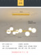 Restaurant Chandelier 2026 New Nordic Style Magic Bean Restaurant Chandelier Designer Long Glass Ball Dining Table Chandelier