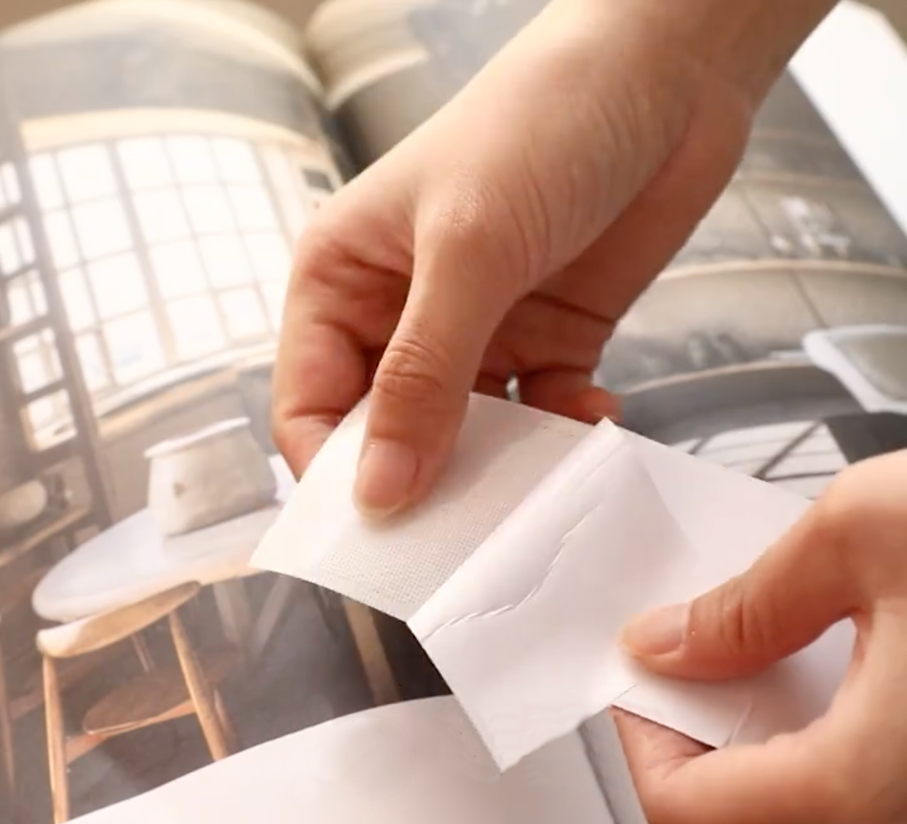 Velcro adhesive curtain special hook surface strong adhesive strip self-adhesive adhesive tape 5cm widened mother paste