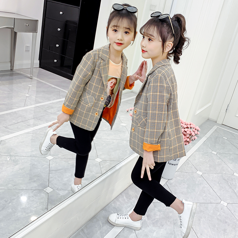Girls Fall Super Costume Children's Plastic Super Small Super Super Yangtze Spring and Autumn Casual in the Large Boy Han Edition