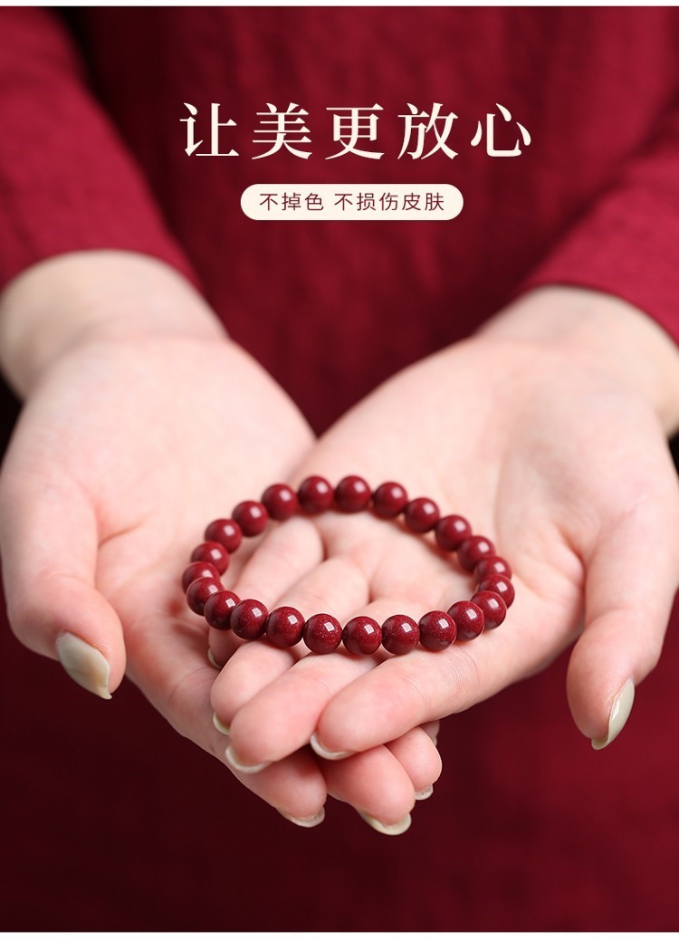 This life year natural original mine sand single ring handmade female vegetarian ring transfer bead amulet belong to tiger hand string men