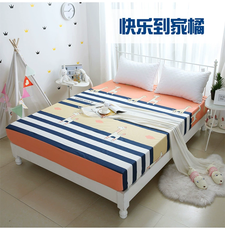 Một mảnh duy nhất của giường bông Li 0,9 / 1,2 / 1,35 / 1,5 / 1.8x1.9 / 2.2 bãi bảo vệ mùa xuân và nệm khăn phủ bàn - Trang bị Covers ga chun bọc giường spa