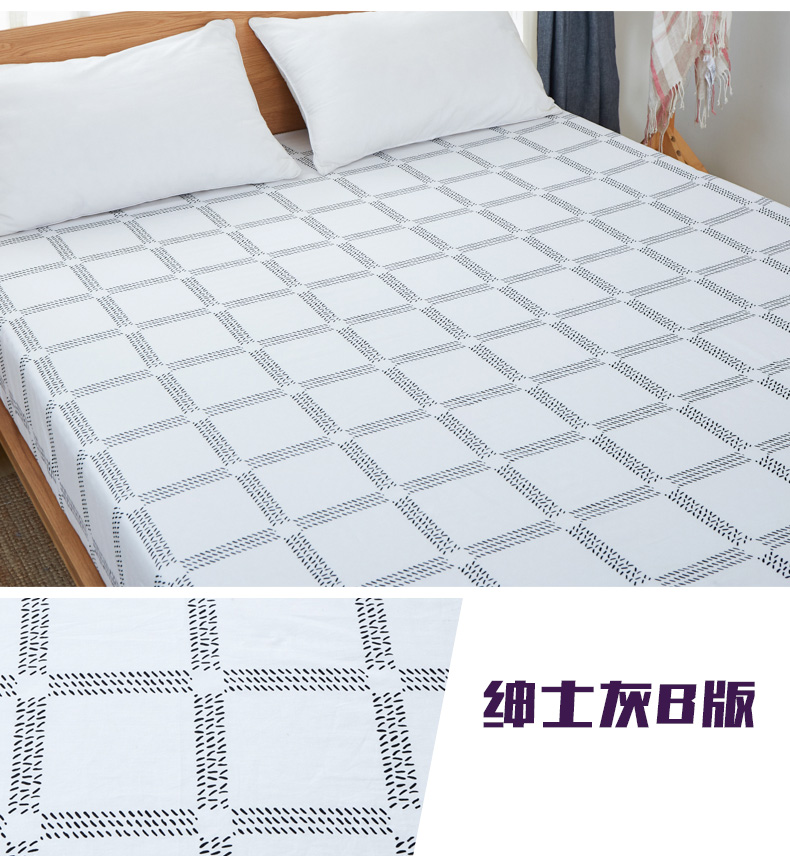 Bông giường bìa mảnh duy nhất 90x190x120x200x135x150 cm nâu mỏng pad bảo vệ bìa đàn hồi giường mùa xuân và mùa hè