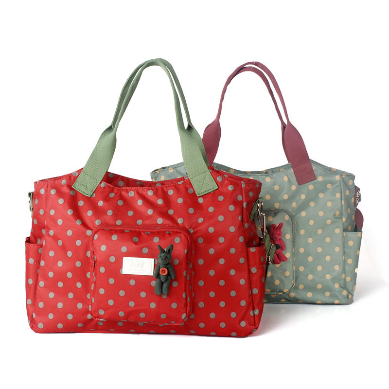 Mommy Bag Han edition large capacity multi - functional waterproof mom bag handbag slope - handed bag bag bag bag