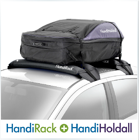 UK Original HandiWorld Inflatable Roof Rack and Waterproof Luggage Set Special Offer