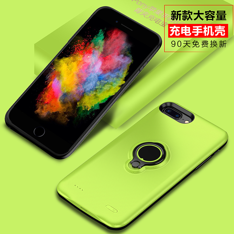 iphone7 cắt 6s của Apple sạc Po 7plus lớn dung lượng pin dành riêng 8p công thức X P Clip 6sp mỏng vỏ điện thoại di động cộng với cắt lại Bảy không dây vượt qua điện cầm tay - Ngân hàng điện thoại di động sac du phong khong day