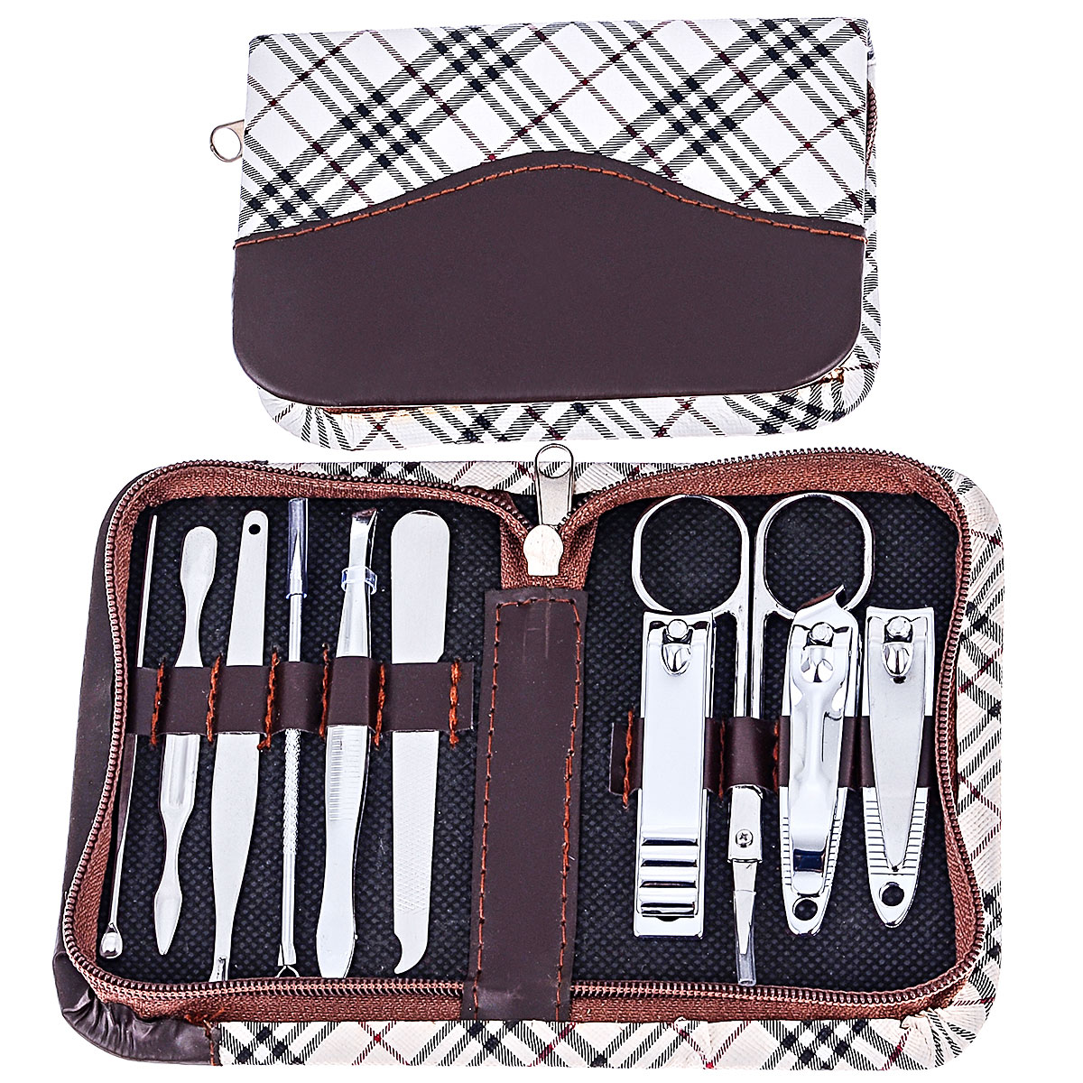 Jinli nail clipper set Ten-piece set can print LOGO gift gift nail clipper Nail clipper F-10