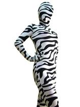 Custom Lycra zebra pattern animal all-inclusive tights Zentai Cosplay clothing