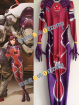 D VA white rabbit skin cosplay tights watch Vanguard dva songhana Zentai battle driving suit