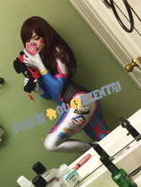 D va cosplay game suit printing one-piece tights song Hana d va cos suit battle driving suit