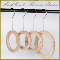 Clothing store S hook jeans scarf towel rack with magnetic iron pants hook antique wood grain ring adhesive hook hook hook