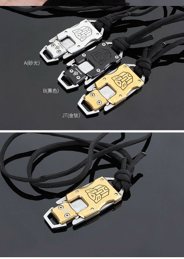 Sáng tạo đa chức năng mini Transformers nhỏ dao thẳng vòng cổ dao Công cụ ngoài trời dao tự vệ - Công cụ Knift / công cụ đa mục đích kìm đa năng xiaomi