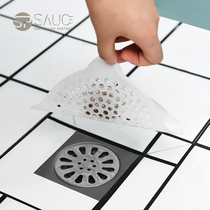 Japan SP disposable filter floor drain paper hair collection sticker kitchen sink bathroom sewer anti-clogging sticker