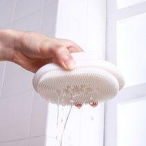 Japanese silicone Dishwashing Brush Multifunction Kitchen Cleaning Brush Bowl God Ware Home Creative Drain Soap Box Soap Box