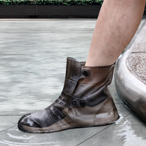 Rain shoes cover men anti-slip thickened abrasion-proof and rain-proof foot cover water shoes repeatedly use waterproof and rainy silicone rain boots cover