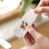 Disposable perfumed soap sheet portable travel with hand wash sheet children elementary school children go out mini soap paper