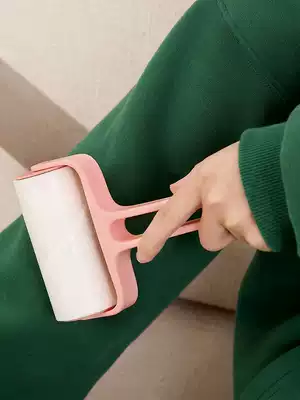 Hairy coat tumble roller wool remover dust roller replacement paper household clothes to cat hair removal brush artifact