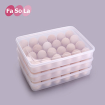 24 Compartment Egg Preservation Box CREATIVE KITCHEN FRIDGE HOUSING THE PROTECTIVE PACKAGING BOX WITH LID FOR LAYING WILD CHICKEN EGGS