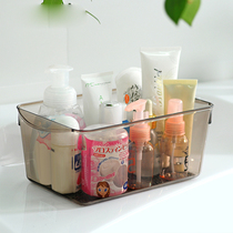 Japan SP Desktop Cosmetic Storage Box Transparent Acrylic Skin Care Products Tray Toilet Bathroom Wash table Box