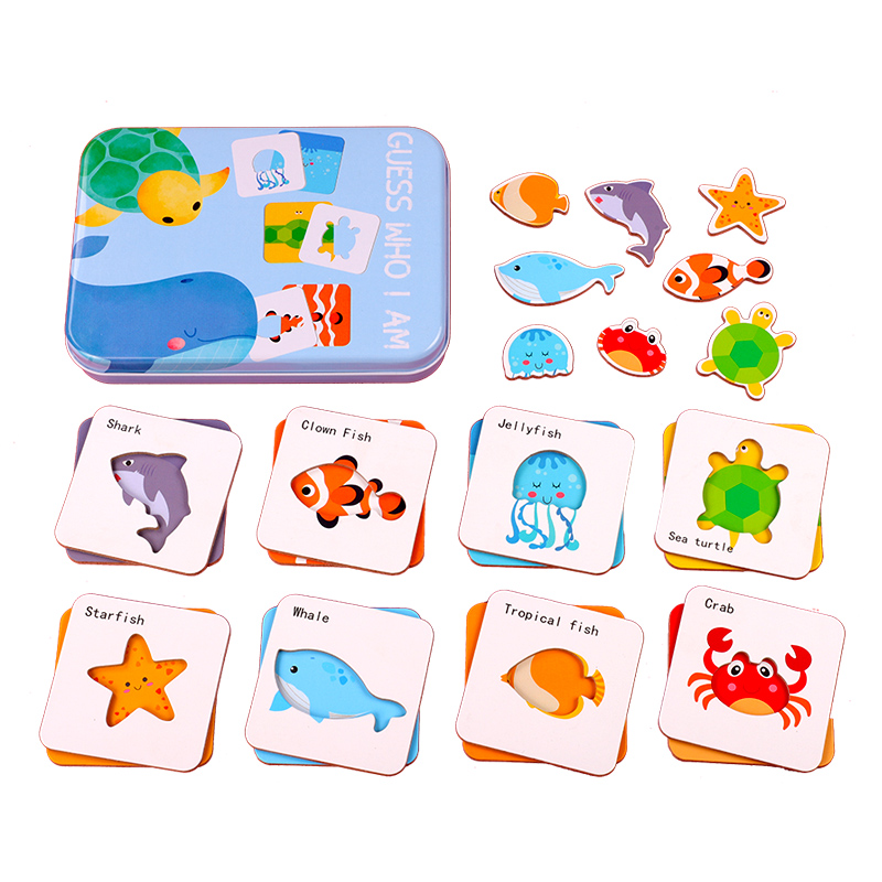 Baby baby Child Puzzle Early Education Wisdom Development Boy Jigsaw Puzzle Pairing Card Toy Girl 1-2-3-Taobao