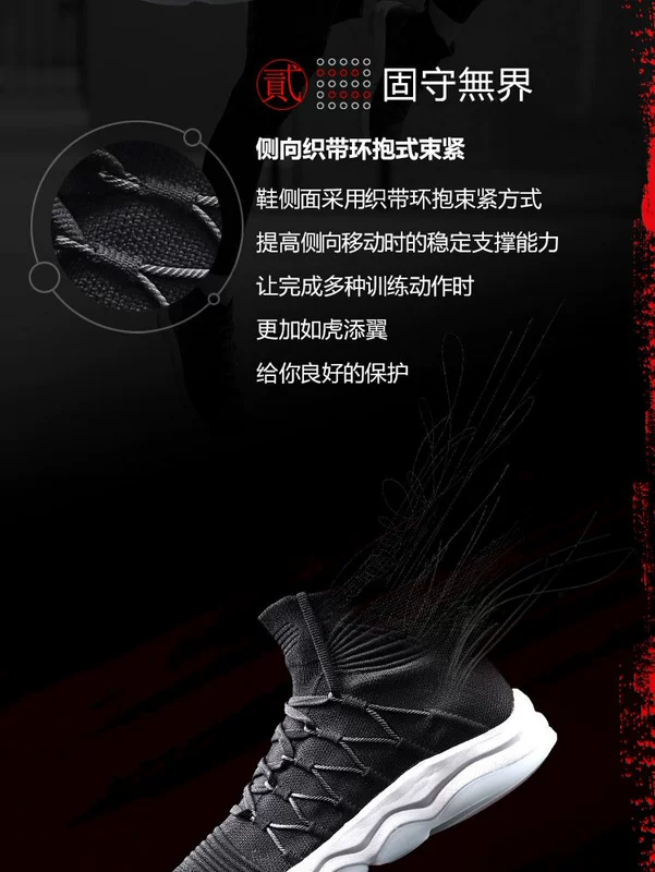 Lining Li Ning loạt đào tạo toàn diện với giày nam chống trượt mùa xuân chống trượt toàn diện AFJN003 - Giày thể thao / Giày thể thao trong nhà