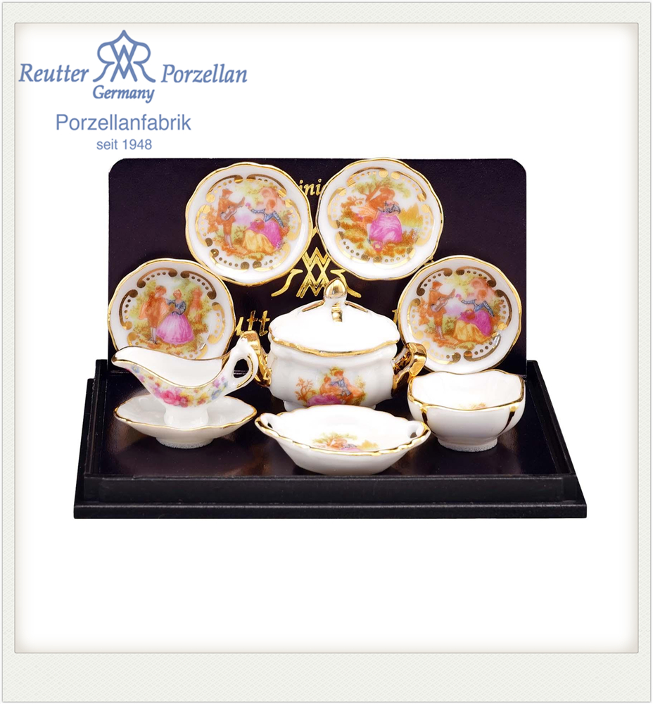 DOLLHOUSE microshrink 12 Sub-style Limoges Ceramics Tableware Mini Kitchen Treasures GIFT OB11