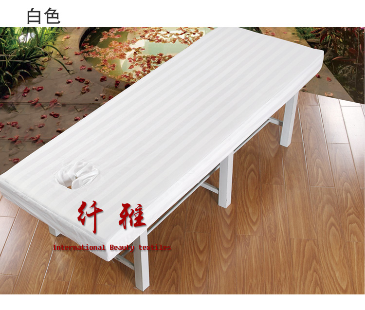 Cotton massage làm đẹp giường trải giường 笠 lỗ trải giường Bông mã hóa dày 40 cung cấp đặc biệt chính hãng Mẫu ga phủ giường