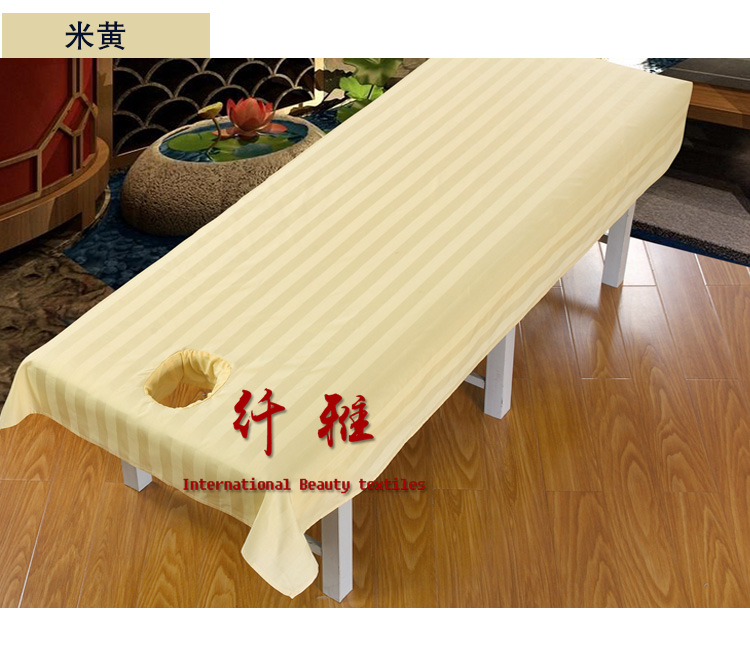 tấm bông bông bedspread vẻ đẹp massage chân câu lạc bộ hoàn chỉnh với mở tờ đặc biệt với lỗ - Khăn trải giường tấm trải giường