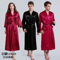 Lengthened bridal bridal bridesmaids bridesmaids champagne 200 catty black sleeping robes female SPA pavilions beauty parlour robes