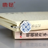 Синие и белые закладки классического китайского стиля специально специальные подарки для старых иностранцев из юниорского подарка на заказ логотип гравировки