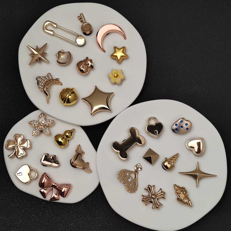 Crocs Metal Shoe Buckles, Various Styles, Crocs Shoe Accessories, DIY Decoration, Crocs Ornaments, Jibbitz