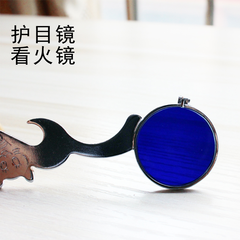 Manufacturer straight for the opening of the wind protector See the thermal mirror electric welding goggle chain steel goggles photophobic mirror