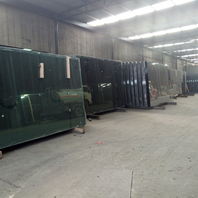 Manufacturer straight for mass production 5MM coated glass steel-coated glass Ford blue green coated glass
