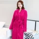 Mùa thu và mùa đông áo choàng mới áo choàng dài đồ ngủ dày nữ san hô nhung đồ ngủ đôi flannel áo choàng tắm dịch vụ nhà áo ngủ nam cotton