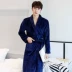 Mùa thu và mùa đông dày flannel áo choàng tắm đồ ngủ nam và nữ san hô lông cừu áo choàng cha-con yukata cặp đôi dịch vụ nhà áo ngủ đẹp Night Robe