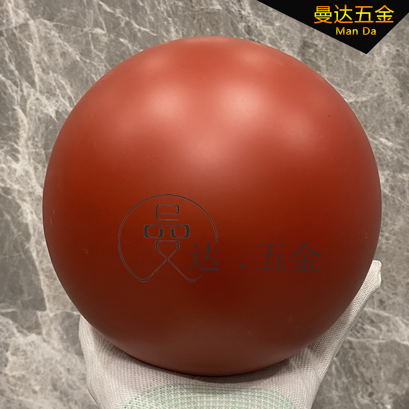 Matte red stainless steel ball matte ball hanging ball large window stage bright ball red decorative ball Christmas ball - Taobao