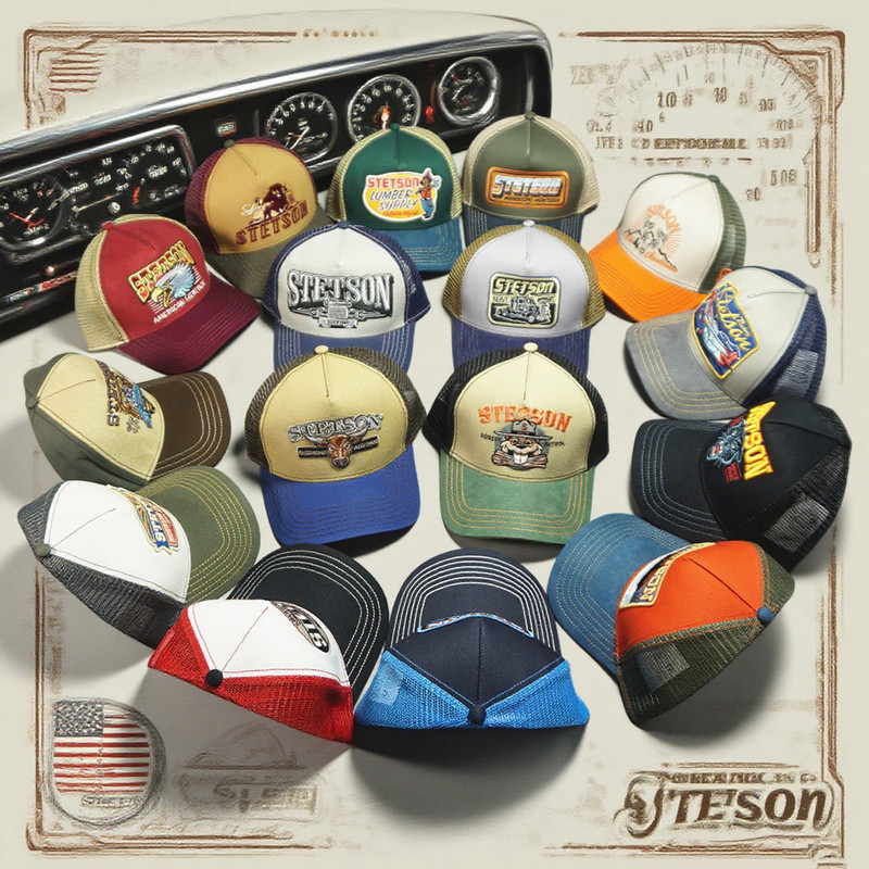 Spring and Summer New American Trucker Hats for Men and Women, Outdoor Casual Baseball Caps, Stanzen Curved Brim Mesh Hats Spring and Summer New American Trucker Hats for Men and Women, Outdoor Casual Baseball Caps, Stanzen Curved Brim Mesh Hats