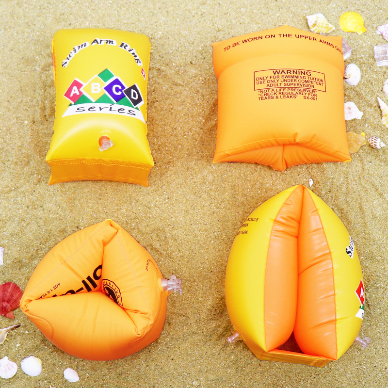 Wholesale swimming arm ferrule sleeves floating sleeve ring Adult children swimming equipment thickened double airbag arm floating ring