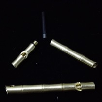 Multifunctional brass whistle with fire stick disassembly combined waterproof Warehouse sealed bottle creative survival whistle