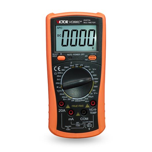 Victory digital multimeter high precision digital display universal meter small ammeter automatic range household vc890c