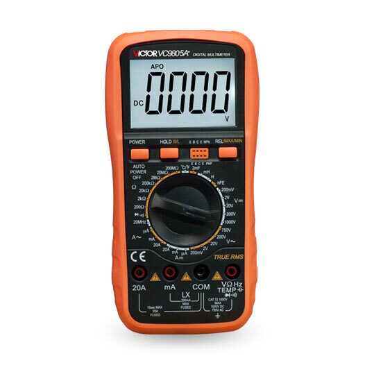 Victory digital multimeter VC9805A multimeter inductance capacitance temperature frequency test