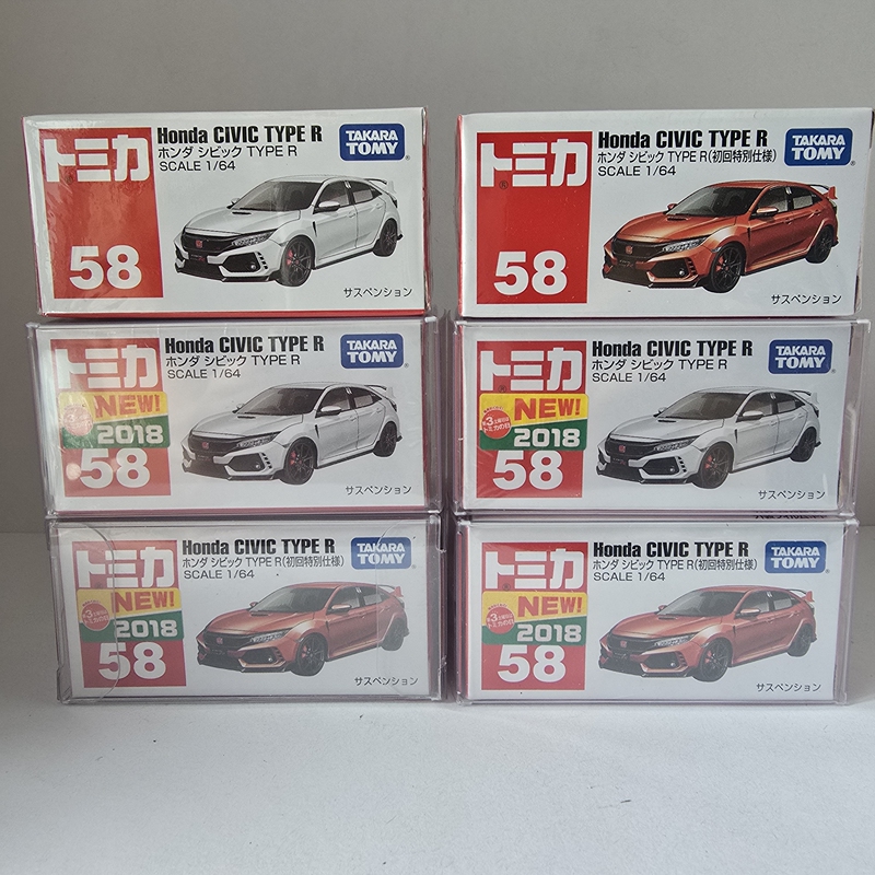 Tomy No.58 Honda Civic Type-R Domeka 58 Civic Type-R Tomy No.58 Honda Civic Type-R Domeka 58 Civic Type-R