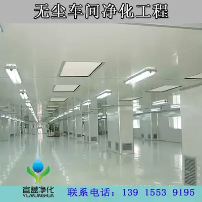 Dust-free workshop decoration Electronics production Dust-free purification workshop Cosmetics clean workshop Laboratory purification