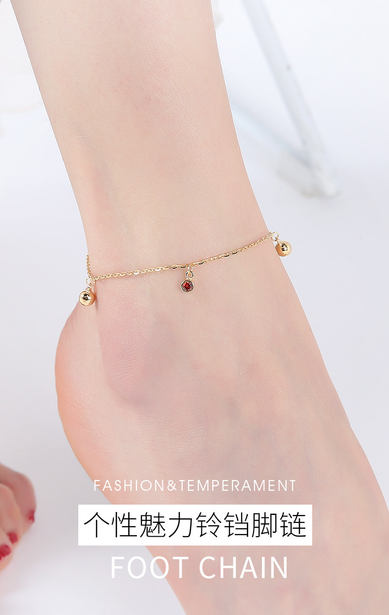 Bracelet de cheville Femme MMJMM   en Argenterie - Ref 3102249 Image 7