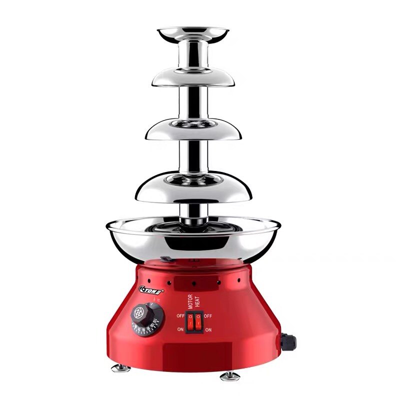 Four-story Chocolate Fountain Machine Automatic Commercial Mini Sprinkler Wedding Hall Chocolate Party Falls Machine